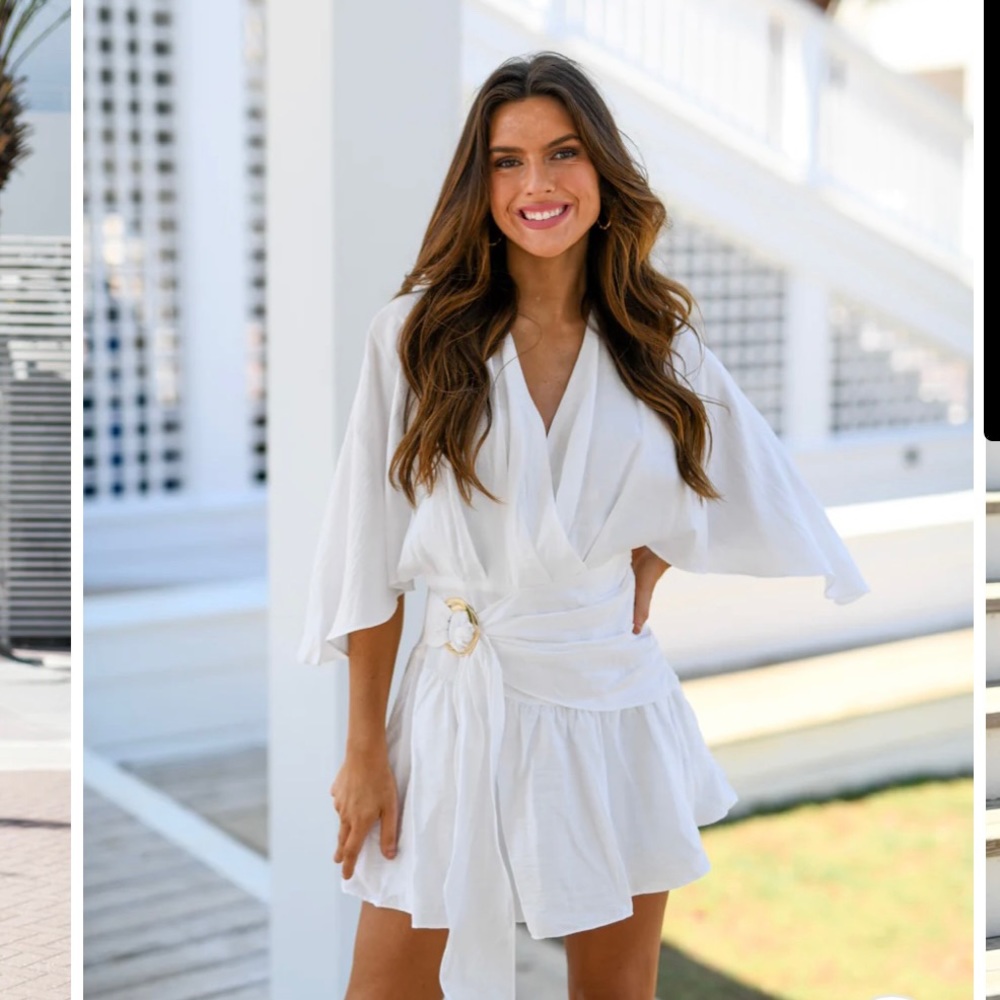 Fancy D Boutique: O’ring wrap mini dress